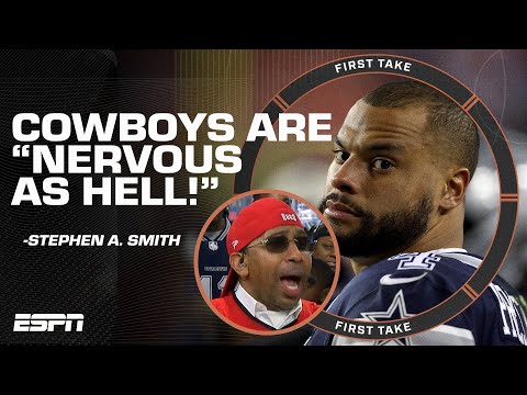 They SCARED, they NERVOUS AS HELL 😖 Stephen A. says Dallas isn't ready for Tampa Bay | First Take