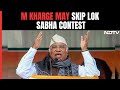 Mallikarjun Kharge May Skip Lok Sabha Contest, Unease In Party I NDTV 24x7 LIVE