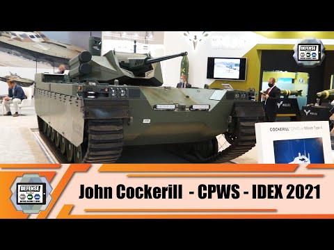 IDEX 2021 MILREM and John Cockerill unveils new unmanned light tank defense exhibition Abu Dhabi UAE