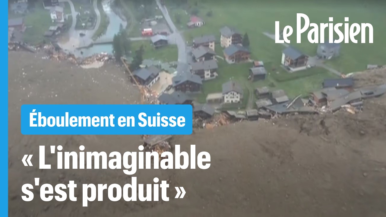 Un glacier s'effondre et engloutit un village suisse