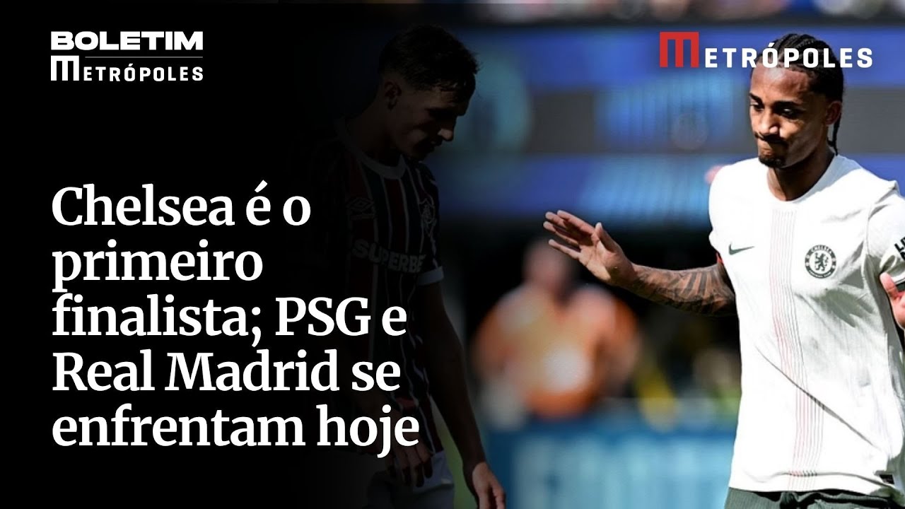 Chelsea é o primeiro finalista PSG e Real Madrid se enfrentam hoje