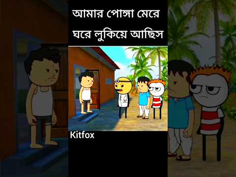 আমার পোঙ্গা মেরে ঘরে লুকিয়ে আছিস #funny #comedy