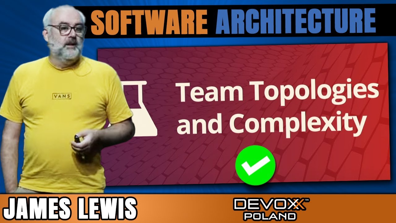 Software Architecture, squad  Topologies and Complexity discipline  • James Lewis • Devoxx Poland 2022