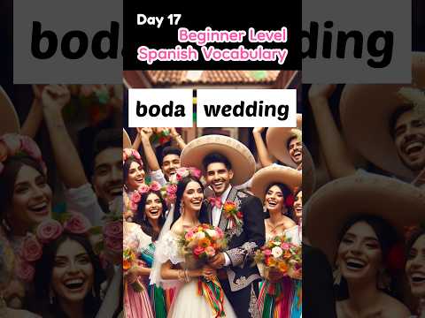 Beginner Lv Spanish Vocabulary Day 17 | Vocabulario en español ingles nivel principiante #castellano