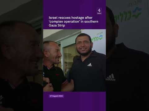 Hostage freed in Gaza Strip