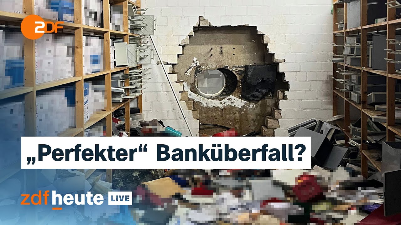 True Crime in Gelsenkirchen: Wie der Banküberfall gelingen konnte | ZDFheute live am Tatort