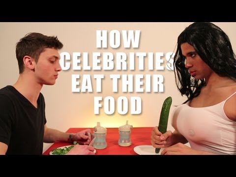 Jak zagraniczne gwiazdy spożywają posiłki?