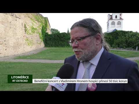 Benefiční koncert s Vladimírem Hronem hospici přinesl 50 tisíc korun