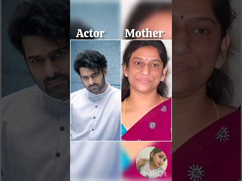 south indian actor prabhas and their mother 💜 comments your favourite actor #like #love #south