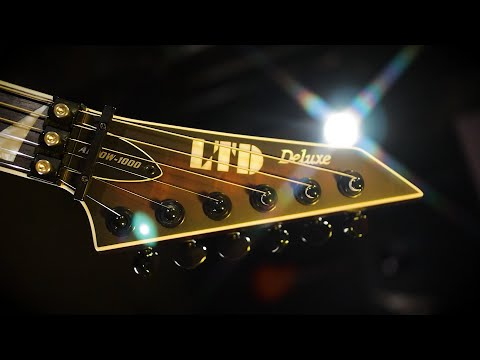 ESP Guitars: LTD Deluxe Arrow-1000 Dark Brown Sunburst Satin Demo by Luis Kalil