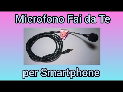 Come migliorare l'audio dei video su smartphone con un microfono esterno Lavalier autocostruito