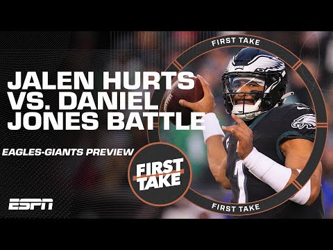More confidence in Jalen Hurts or Daniel Jones in the Eagles-Giants NFC East battle? | First Take