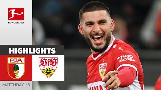 Undav Makes The Difference! | FC Augsburg — VfB Stuttgart | Highlights | MD 16 – Bundesliga 2024/25