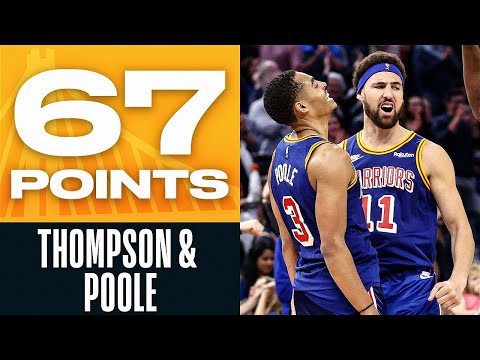 Klay Thompson & Jordan Poole Combine For 67 PTS To Fuel Warriors Comeback video clip