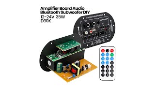Pratinjau video produk TaffSTUDIO Amplifier Board Audio Bluetooth Subwoofer DIY 35W - D30K