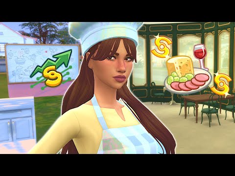 Powering through the chef career and building our restaurant! // Sims 4 chef let’s play ep 2