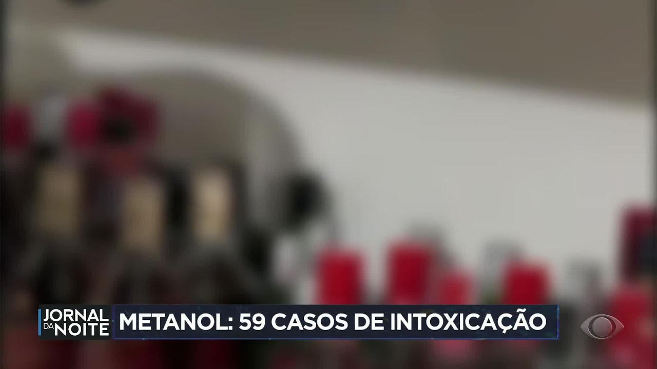 Metanol 59 casos de intoxicação