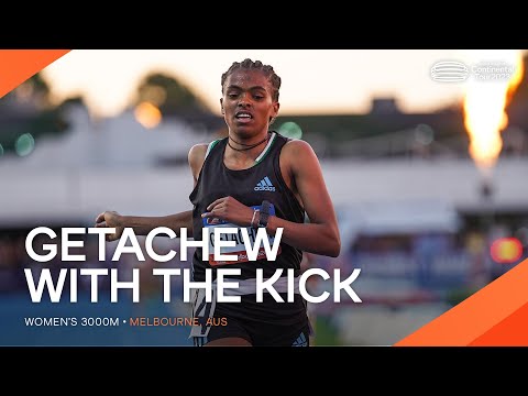 Getachew 🇪🇹 kicks to the 3000m victory | Continental Tour Gold 2023