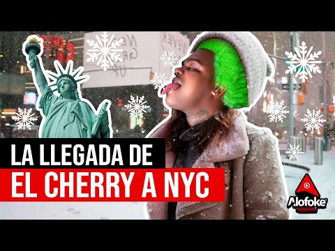 LA LLEGADA DE EL CHERRY SCOM A LA CIUDAD DE NYC (EL PUEBLO PIDE AVION PRIVADO & CARTULINAS)