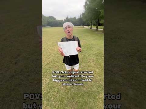 LACE UP YOUR BOOTS #jesus #school #genz #gospel