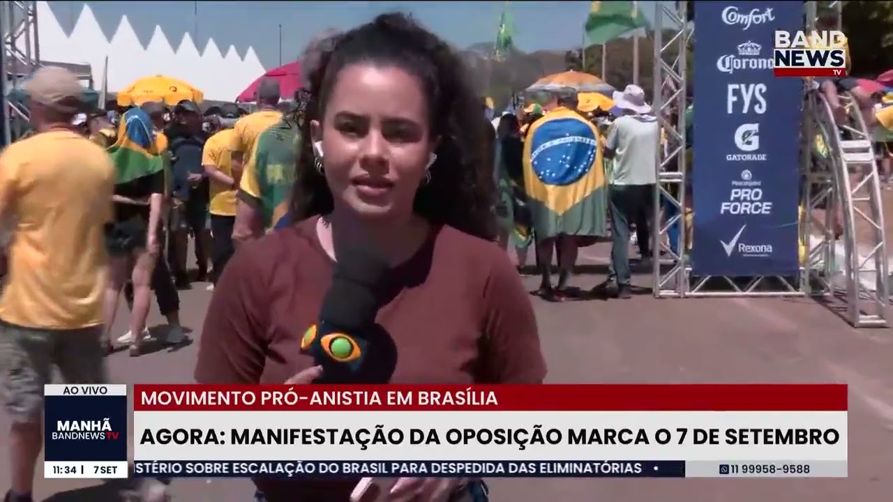 Oposição faz manifestação em Brasília
