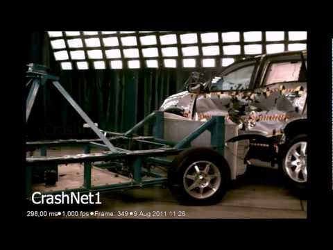 Видео краш-теста Jeep Grand cherokee с 2005 года