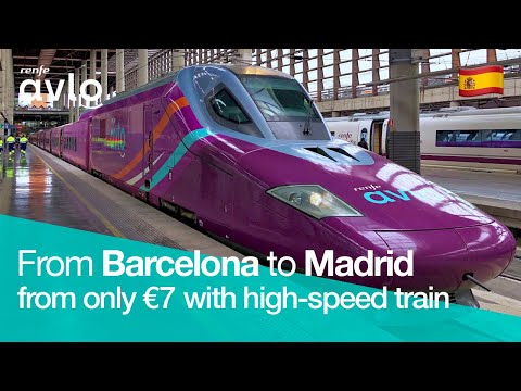 TRAIN TRIP REPORT | Renfe AVLO (LOW-COST) 🚄 | From Barcelona to Madrid 🇪🇸 from JUST €7