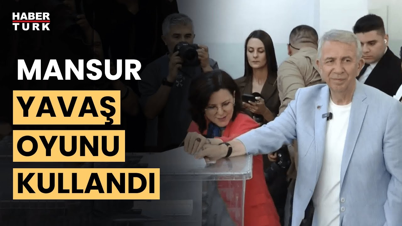 Ankara Büyükşehir Belediye Başkanı Mansur Yavaş oyunu kullandı