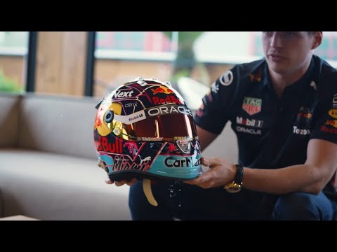 Unveiling Max Verstappen's Helmet for the 2022 Miami Grand Prix