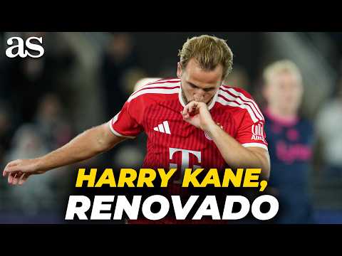 Harry <strong>Kane</strong> renueva con el Bayern hasta 2029