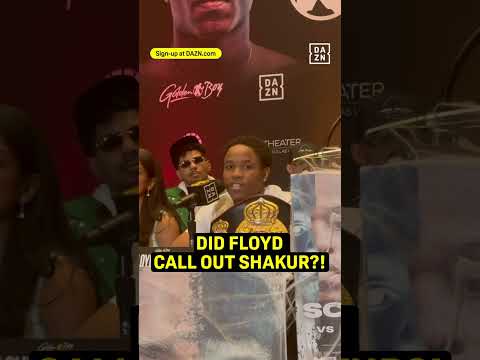 Did Floyd just call out Shakur⁉️ 🤔