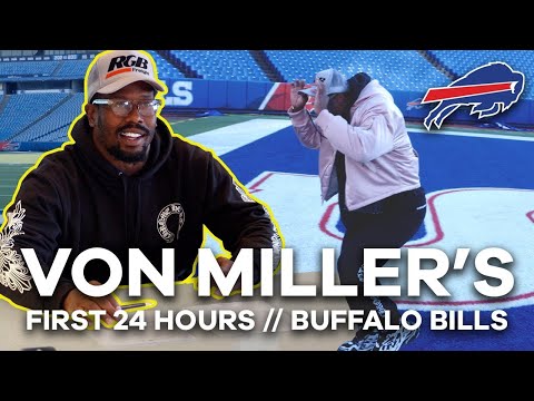 Von Miller's First 24 Hours as a Buffalo Bill! video clip