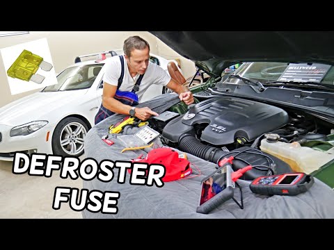 DODGE CHARGER REAR WINDOW DEFROSTER DEFOGGER FUSE LOCATION REPLACEMENT