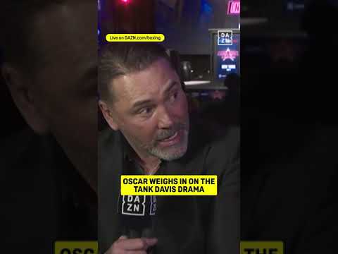 Oscar De La Hoya weighs in on the #DavisRoach drama‼️