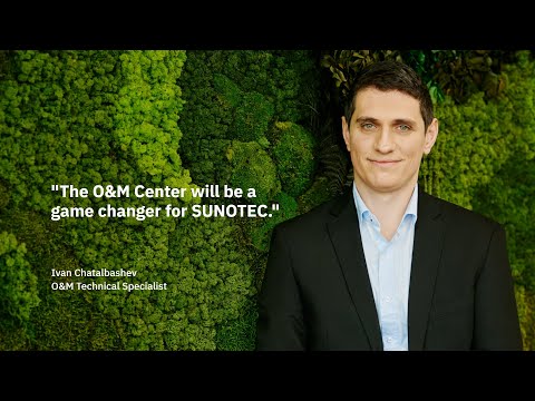 Meet the #SUNOTEC team: Ivan Chatalbachev in the new O&M Center in #Sofia