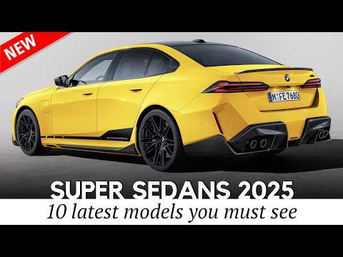 Top 10 New Super Sedans for 2025: Automotive Luxury Meets Performance