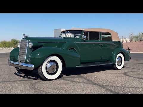 video 1937 Cadillac Series 75 V8 Convertible Sedan
