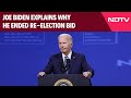 Joe Biden Speech | Joe Biden Explains Why He Ended Re-Election Bid