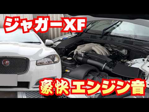 【伊予鉄カーセールス】　ジャガーXF、豪快エンジン音！