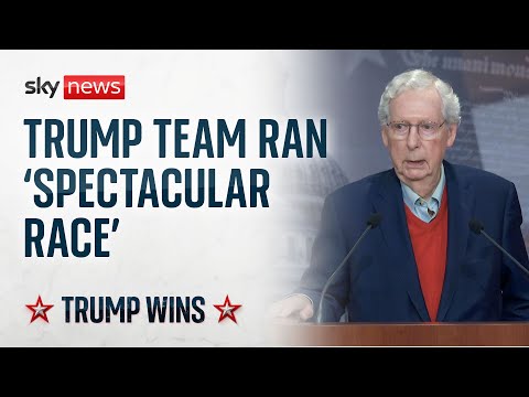 'Majority's a lot better': Senate Republican leader praises Trump campaign win