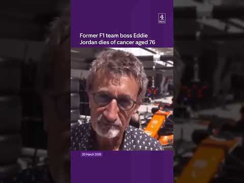 Former F1 team boss Eddie Jordan dies of cancer aged 76