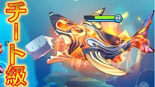 【パクパクフィッシュ】チート級に強いメガロドンで新記録でた！！【サメゲー】
