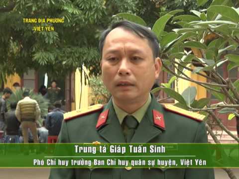 Trang truyền hình Việt Yên ngày 26 12 2016