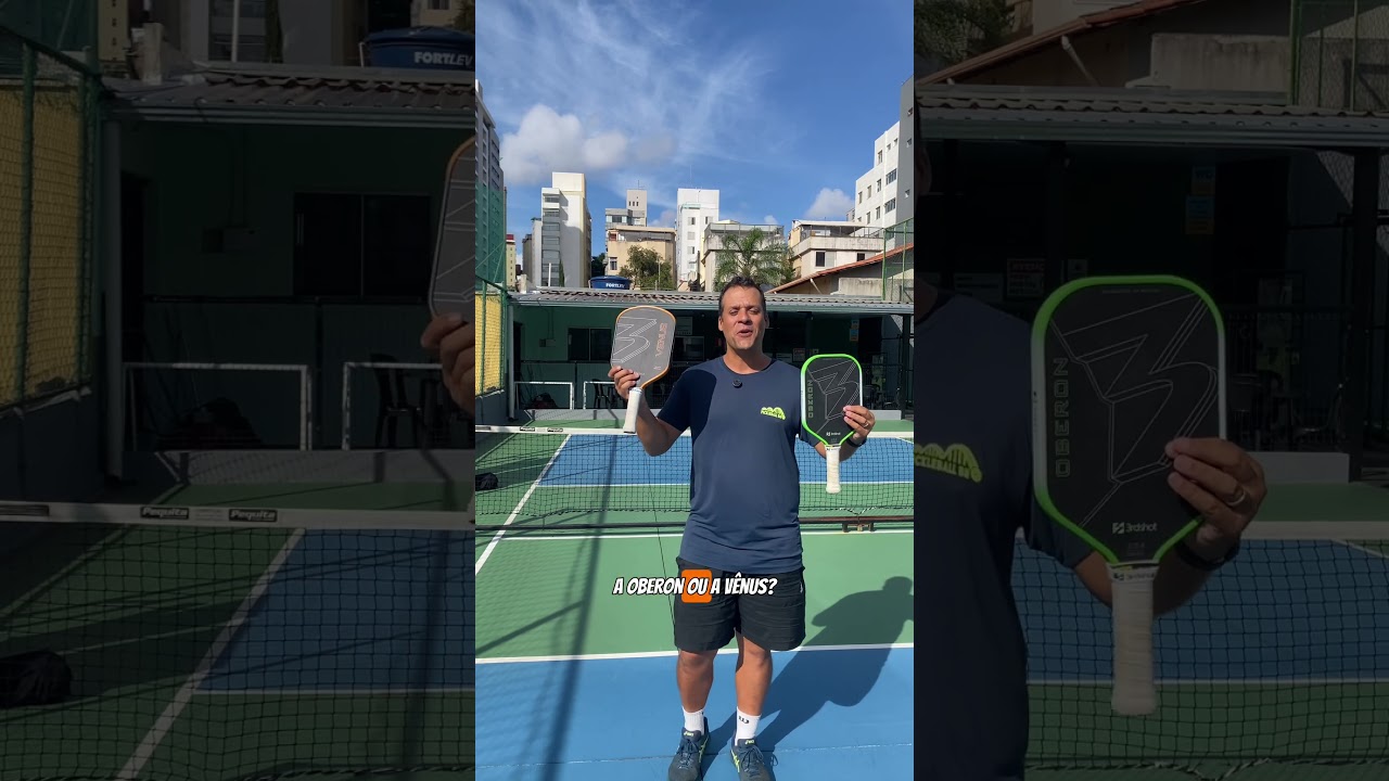 Oberon ou a Nova Vênus da Brazil Pickleball Store? Veja qual a melhor opção de raquete de Pickleball