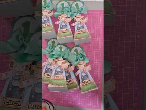 Lembrancinha Fazendinha #papelariapersonalizada #personalizados #decoracaodefestainfantil