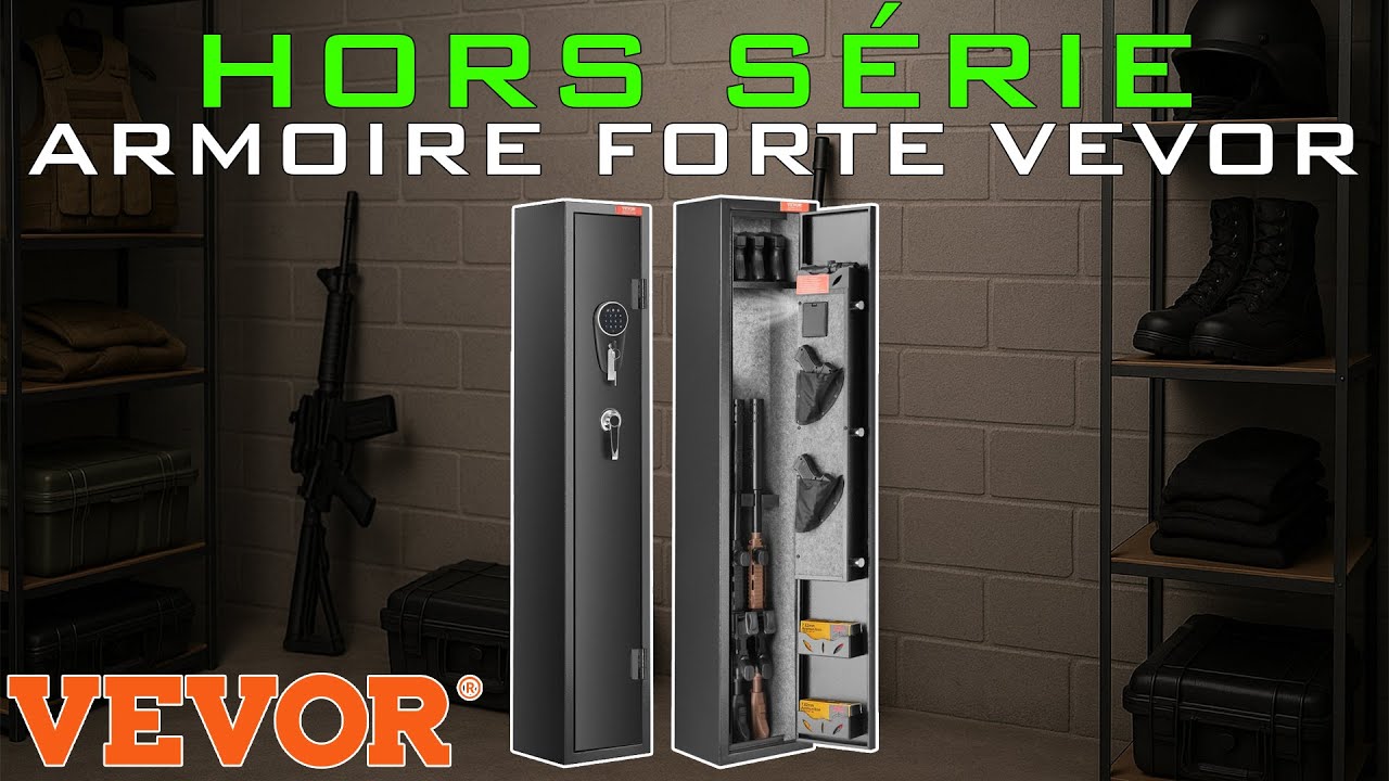 HORS SÉRIE - VEVOR Armoire forte pour fusils : Solide, Abordable, Efficace ? - Test et avis [FR]
