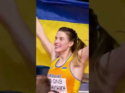 Ukraine triumph in emotional high jump #shorts #trackandfield