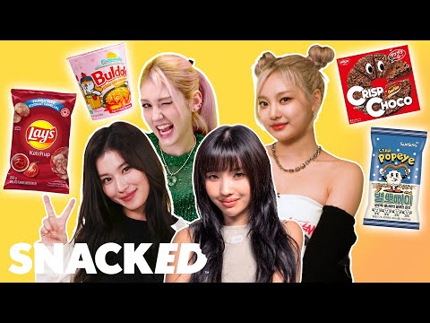 K-Pop's Favorite Snacks: TWICE, Jeon Somi, aespa, and (G)I-DLE Share Their Top Picks | Snacked