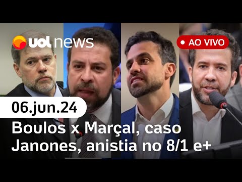 UOL News 1ª Edição com Fabíola Cidral, Pablo Marçal, Josias, Sakamoto, Maierovitch e Raquel Landim