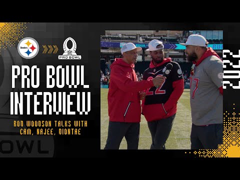 2022 Pro Bowl: Woodson interviews Harris, Heyward & Johnson | Pittsburgh Steelers video clip